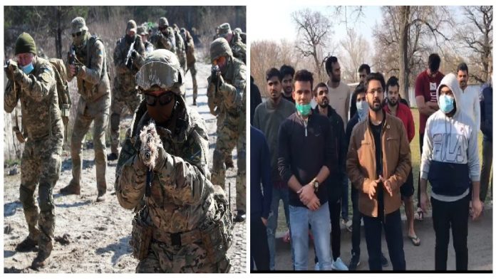 यूक्रेनी सेना भारतीय विद्यार्थी