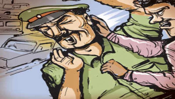 मेवात, पुलिस, हमला