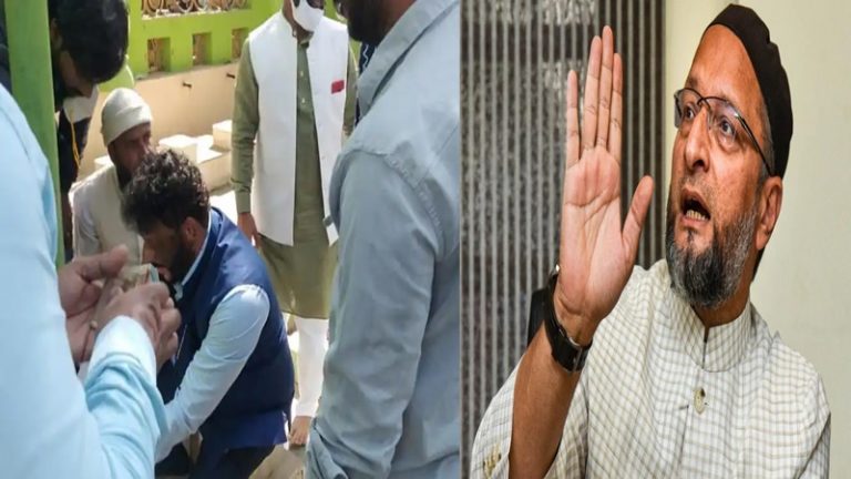 ओवैसी के जिस नेता ने कहा था- 15 करोड़ मुस्लिम भारी पड़ेंगे, उसका मुँह सद्दाम ने किया काला; कहा- ये देश विरोधी बातें करता है