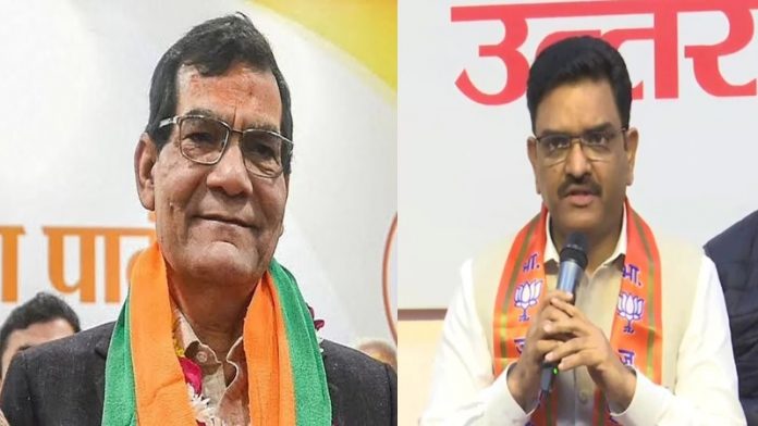 योगी सरकार में मंत्री बने अरविंद कुमार शर्मा और असीम अरुण
