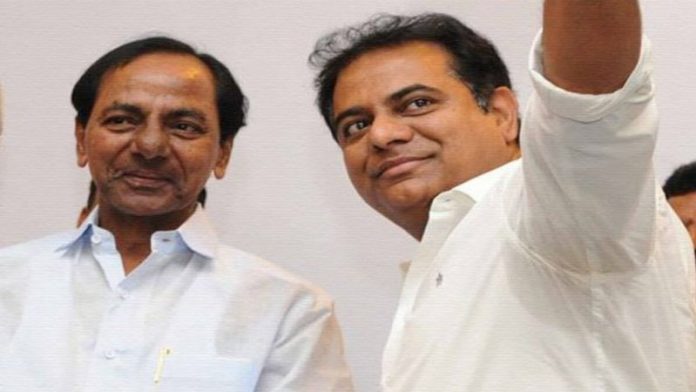 केटीआर अपने पिता और CM केसीआर