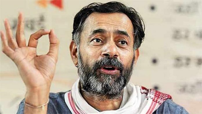 योगेंद्र यादव, किसान आंदोलन