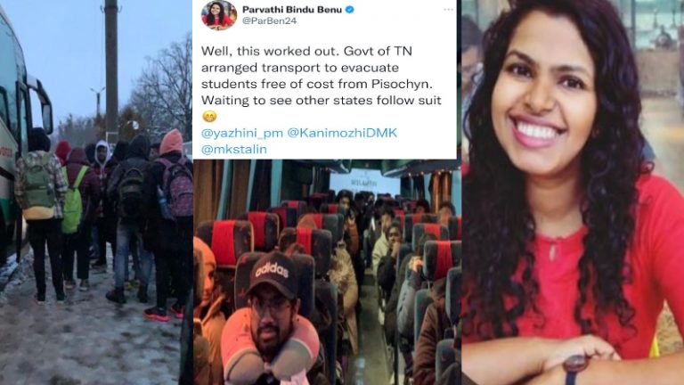 ‘छात्रों के लिए TN सरकार ने किया बसों का इंतजाम’ : बिजनेस लाइन पत्रकार ने सरेआम कहा झूठ, MEA ने निकलवाए पिशोचीन से 900+ भारतीय
