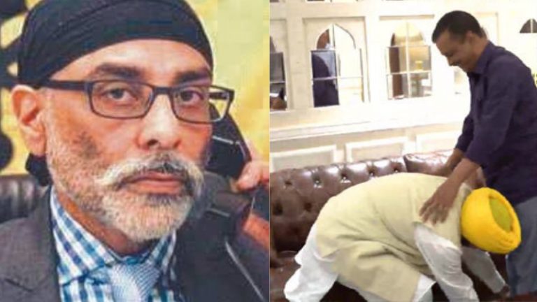 ‘मुँह पर जूता पड़े तब लौटेगी पंजाब की शान’ : भगवंत मान को केजरीवाल का पाँव छूता देख SFJ का पन्नू भड़का, अपमान का बदला लेने वाले को देगा ₹77 लाख