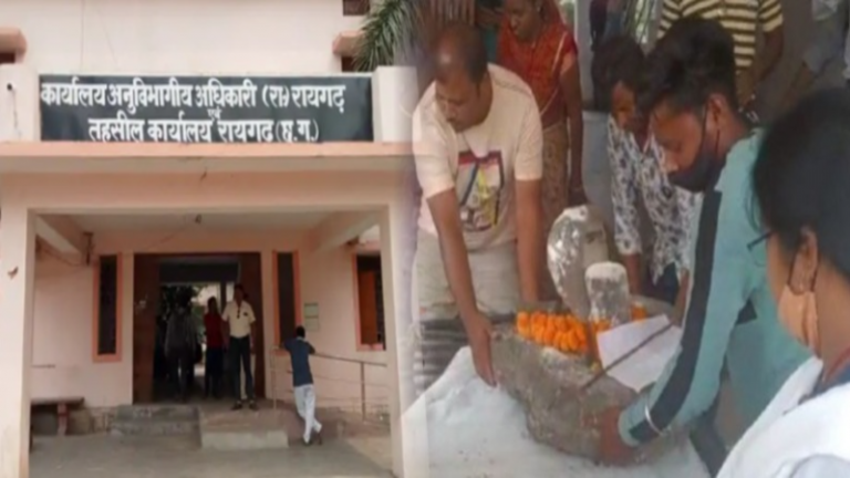 छत्तीसगढ़ में नोटिस के बाद मंदिर से शिवलिंग उखाड़ कर कोर्ट में किया गया पेश: भगवान शिव पर जुर्माना, अवैध कब्जे के भी आरोप