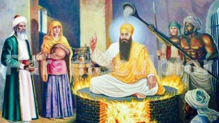 गुरु अर्जुन देव जी, जहाँगीर, सिख