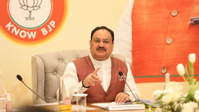 जेपी नड्डा, कॉन्ग्रेस, सांप्रदायिक दंगे