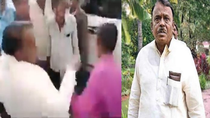 कर्नाटक कॉन्ग्रेस विधायक ने युवक को जड़ा थप्पड़