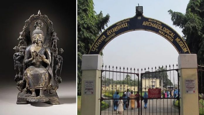 भारत को वापस मिली नालंदा से लूटी गई बुद्ध की मूर्ति