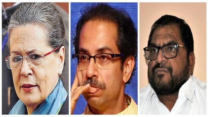सोनिया गाँधी उद्धव ठाकरे राजू शेट्टी