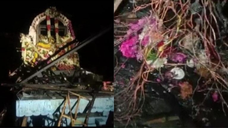 तमिलनाडु: रथ यात्रा के दौरान बड़ा हादसा, हाईटेंशन तार की चपेट में आने से 11 की मौत