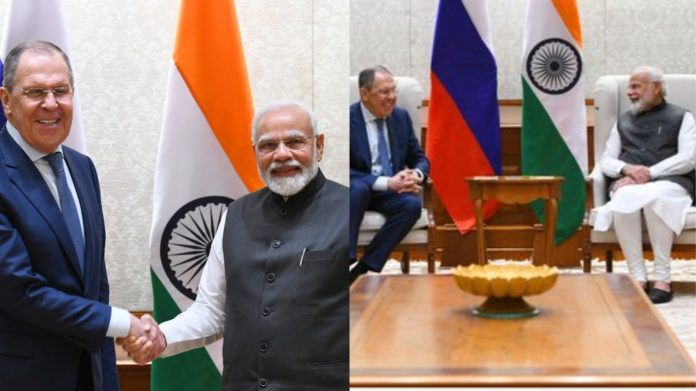 मोदी रुसी विदेश मंत्री
