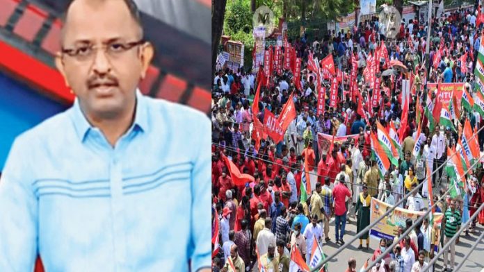 केरल पत्रकार वीनू जॉन, वामपंथी सरकार