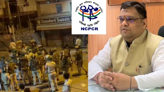 जहाँगीरपुरी हिंसा, NCPCR