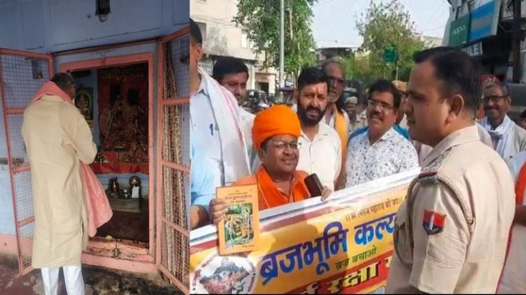 अलवर में मंदिर गिराने के 3 किरदार, SDM-EO और कॉन्ग्रेस MLA की भूमिका पर उठे सवाल: महंत प्रकाश दास और ब्रज विकास परिषद ने दर्ज कराई शिकायत