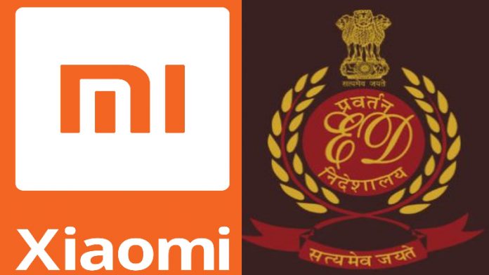 शाओमी कंपनी, ईडी की कार्रवाई
