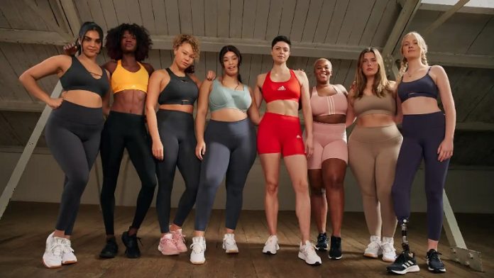 Adidas, एडिडास, न्यूडिटी, ब्रा, स्तन