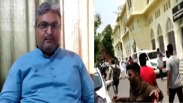विवादित प्रोफेसर रविकांत चंदन के साथ मारपीट