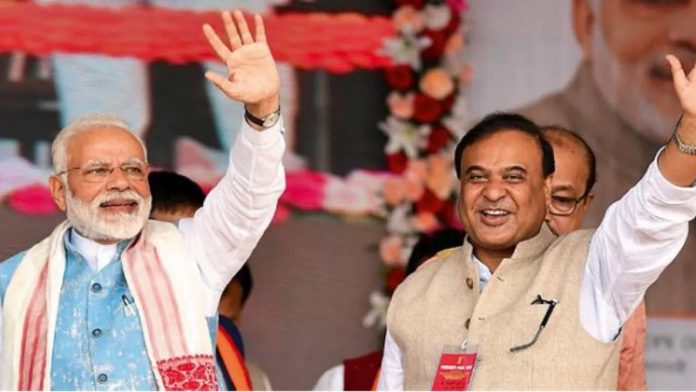 पीएम मोदी और हिमंत बिस्व सरमा