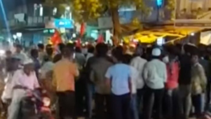 SDPI का विरोध प्रदर्शन