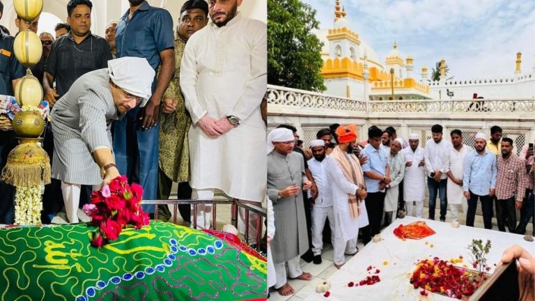 एक तरफ ज्ञानवापी मस्जिद के सर्वे की तैयारी, वहीं औरंगजेब की कब्र पर अकबरुद्दीन ओवैसी ने पढ़ा फातिहा: भड़की शिवसेना, मनसे ने भी की कार्रवाई की माँग