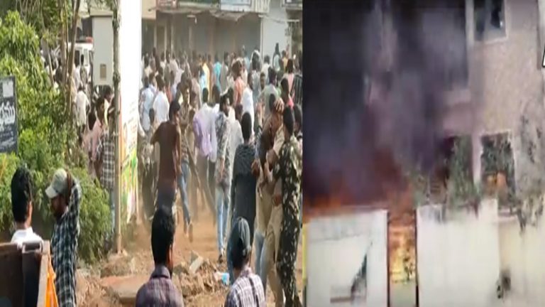 ‘अंबेडकर’ पर जला आंध्र प्रदेश का अमलापुरम, मंत्री-विधायक के घर फूँके: पुलिस पर पथराव, MLA ने बताया- वे बोतलों में पेट्रोल लेकर आए थे