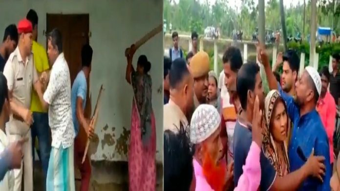 असम थाना जलाया