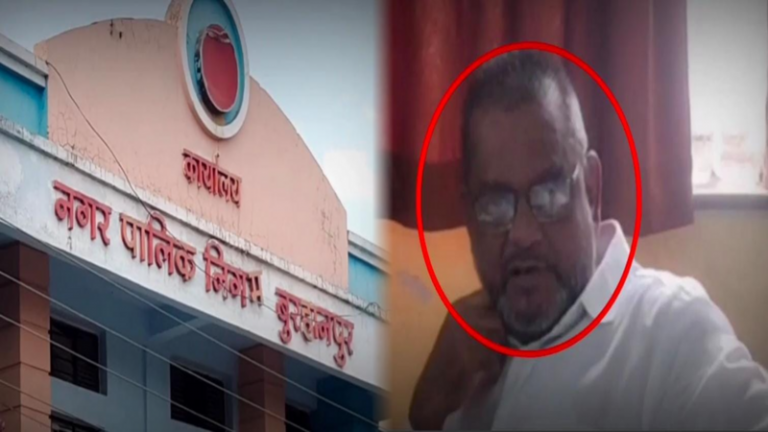 नमाज पढ़कर घूस लेने आया नगरपालिका का इंजीनियर सगीर अहमद, रंगे हाथों पकड़ा गया: शिकायकर्ता ने बताया- अकाउंट विभाग से उठवा ली थी उसकी फाइल