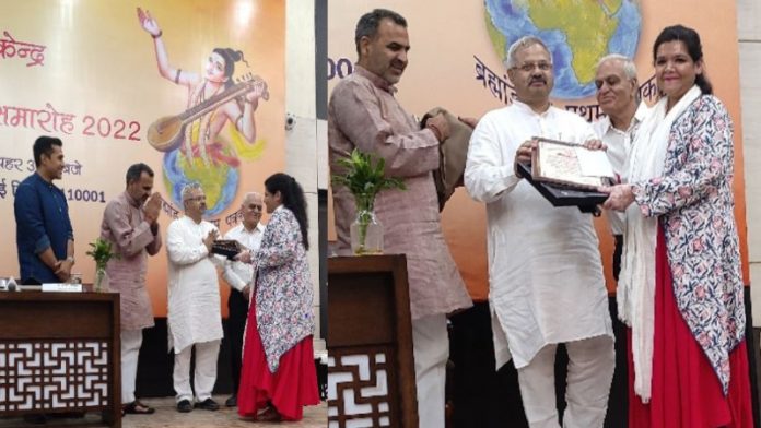 ऑपइंडिया एडिटर इन चीफ नुपूर शर्मा, नारद सम्मान