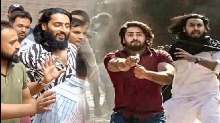 दिल्ली दंगों में रिवॉल्वर तानने वाले शाहरुख का जोरदार स्वागत: AIMIM नेताओं ने बताया ‘बहादुर’ और ‘शेर’, बीमार अब्बा से मिलने के लिए मिला था परोल
