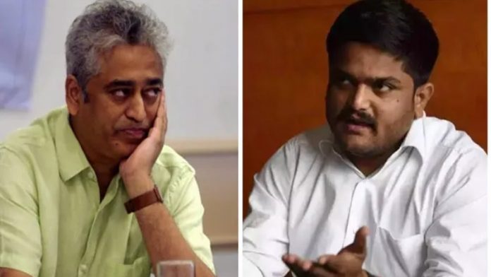 राजदीप सरदेसाई, हार्दिक पटेल