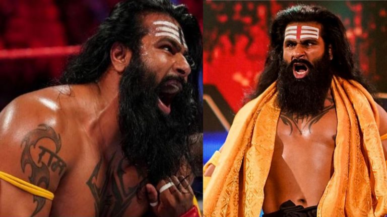 माथ पर त्रिपुंड, गले में रुद्राक्ष और बाजू में राम: जानें कौन हैं WWE के वीर महान