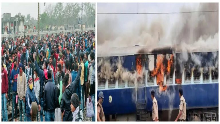 अग्निपथ विरोधी हिंसा में राजनीति, माफिया और अराजक तत्व: हिंसा और आगजनी में कहीं युवा तो नहीं बन रहे मोहरा? उठ रहे हैं कई सवाल
