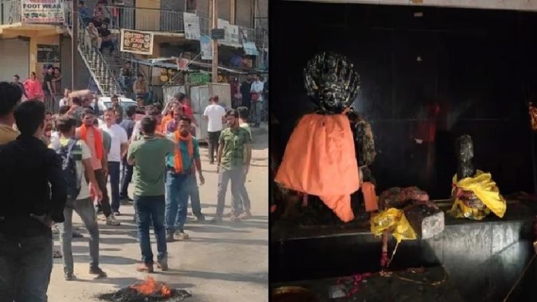 जम्मू के वासुकी नाग मंदिर में जम कर तोड़फोड़, सड़क पर उतरे आक्रोशित हिन्दू: 13500 फ़ीट की ऊँचाई पर है स्थित, निर्माण के पीछे एक अद्भुत कथा