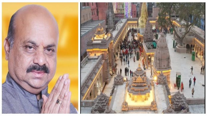 कर्नाटक के सीएम बोम्मई और काशी विश्वनाथ मंदिर