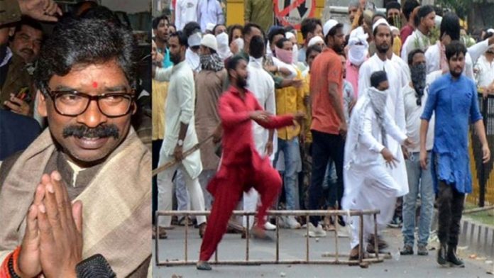 हेमंत सोरेन और दंगाई