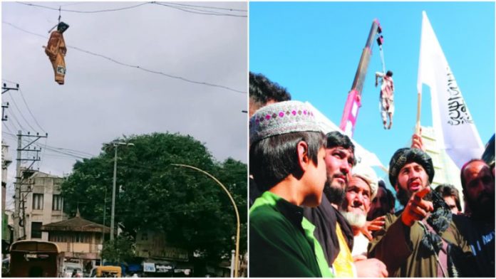 पुतला फाँसी तालिबान