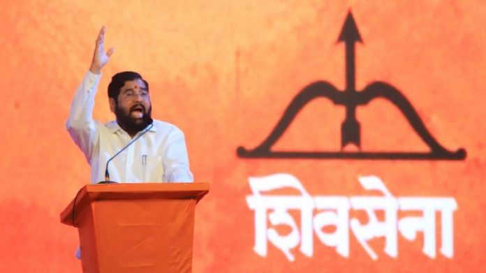 एकनाथ शिंदे, शिवसेना, महाराष्ट्र
