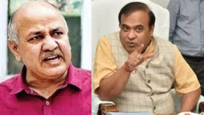 मनीष सिसोदिया के खिलाफ केस करेंगे हिमंता बिस्वा सरमा