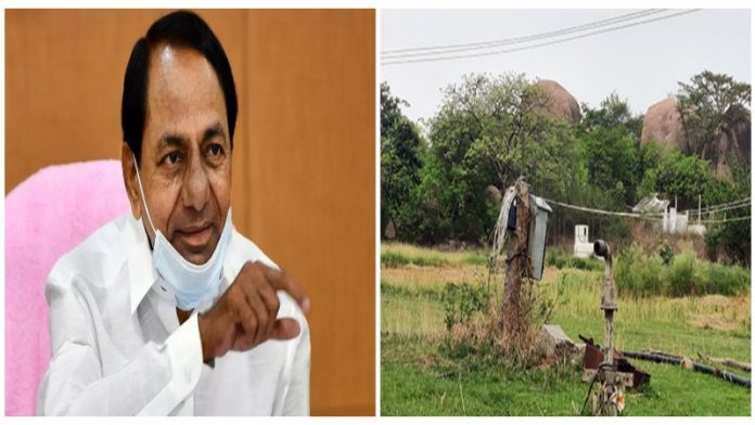 केसीआर और आवंटित भूमि