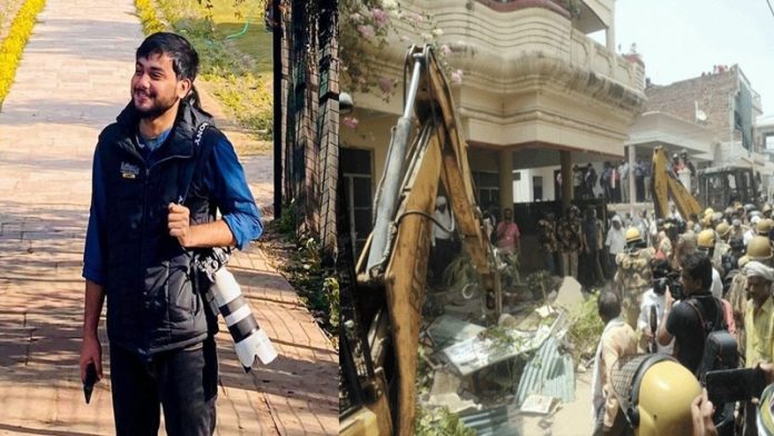 दंगाई जावेद अहमद का घर टूटा तो छलका मीर फैसल का दर्द