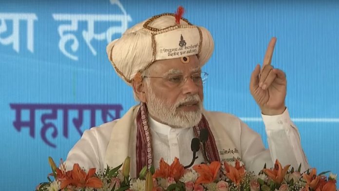 नरेंद्र मोदी, संत तुकाराम मंदिर, पुणे, महाराष्ट्र
