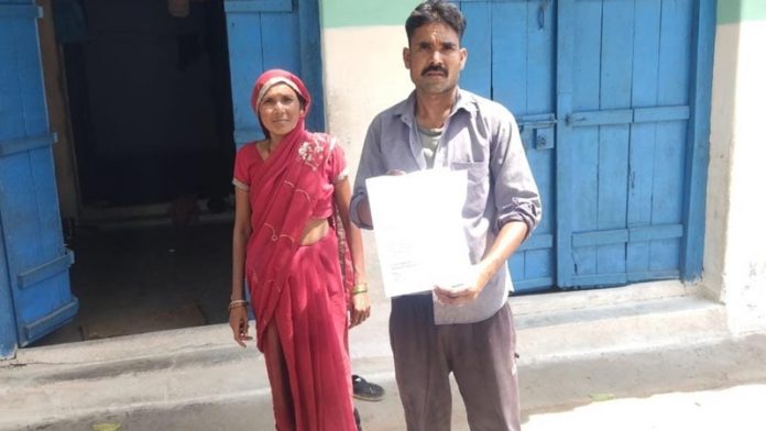 नरसिंहपुर में दलित हिन्दू इमरत प्रजापति के घर पर पत्थरबाजी