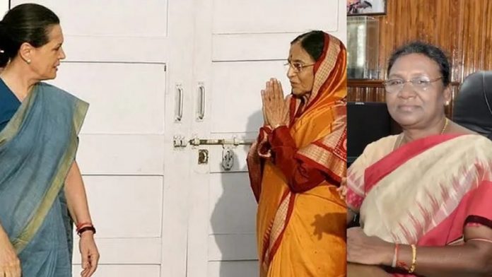 प्रतिभा पाटिल, द्रौपदी मुर्मू, राष्ट्रपति चुनाव