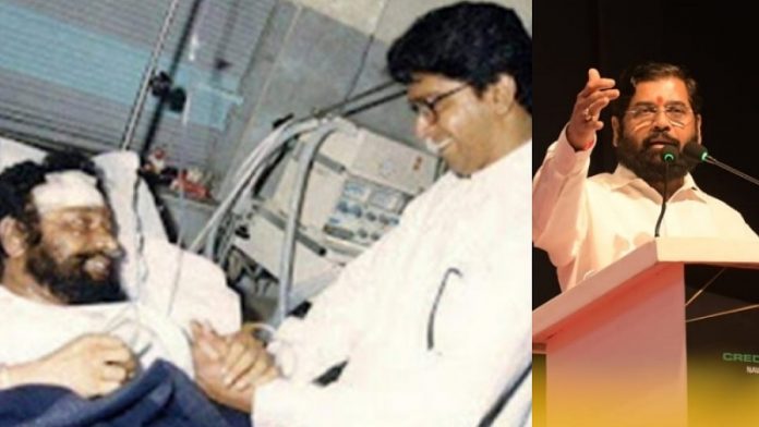 एकनाथ शिंदे, ठाणे, आनंद दीघे, शिवसेना