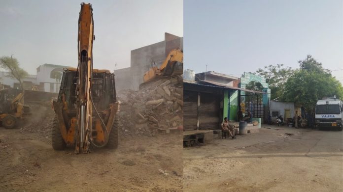 जावेद पम्प अटाला बुलडोजर