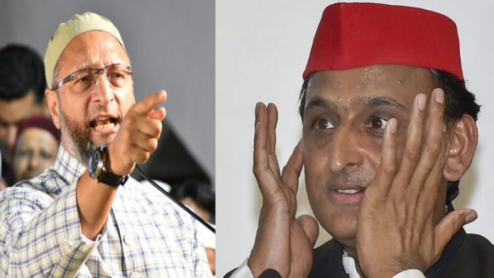 ओवैसी, अखिलेश यादव