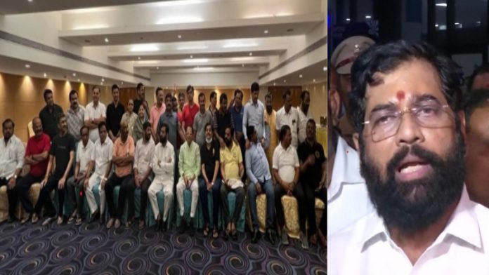 एकनाथ शिंदे 40 विधायक महाराष्ट्र