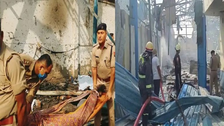 हापुड़ की केमिकल फैक्ट्री में बड़ा विस्फोट, उड़ गई आसपास की इमारतों से छत: 12 की मौत, 21 घायल