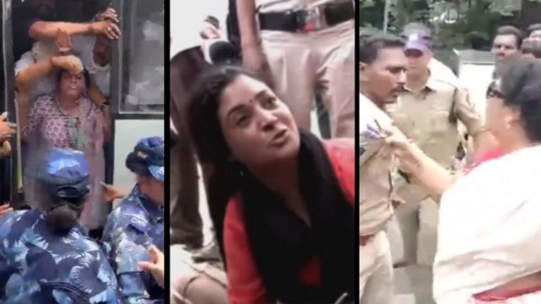 राहुल गाँधी से ED पूछताछ के विरोध में ‘थूक जिहाद’: महिला कॉन्ग्रेस अध्यक्ष ने सुरक्षाकर्मियों पर थूका, रेणुका चौधरी-अलका लांबा के बाद एक और नेत्री बेकाबू